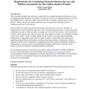 GCWA Survey Requirements