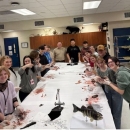 Dissecting trout in the animal science class/Mountain Home
