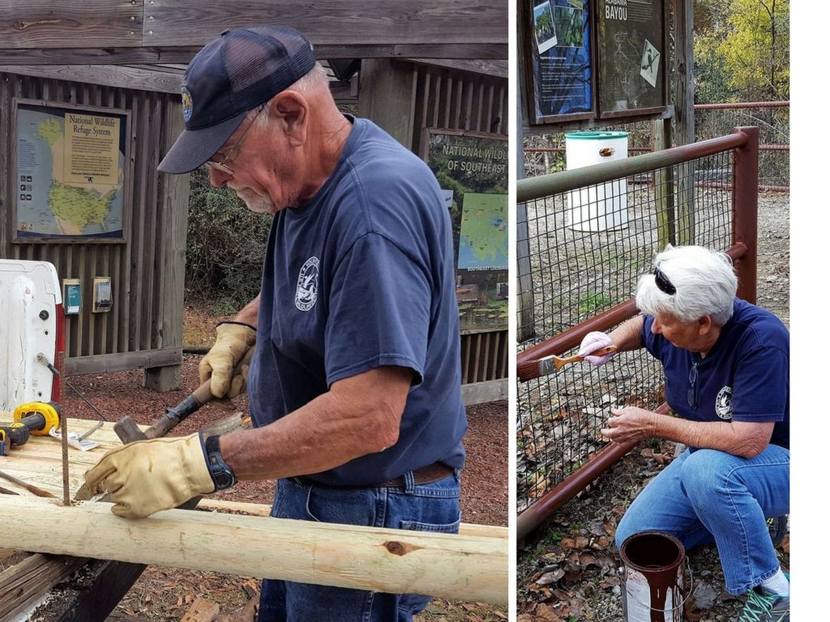 Husband-and-wife volunteers work at two southeast Louisiana refuges ...