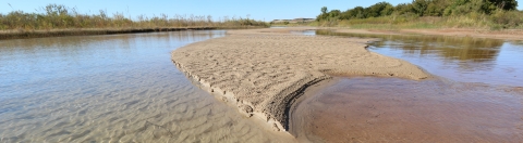 South Canadian River near Packsaddle WMA