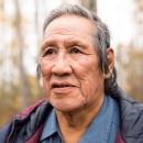 Portrait of an elderly Alaska Native man