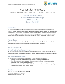 Turnbull NWR - Request for Proposals for Environmental Education Development (508)