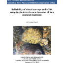 Reliability of visual surveys and eDNA sampling to detect a new invasion of New Zealand mudsnail