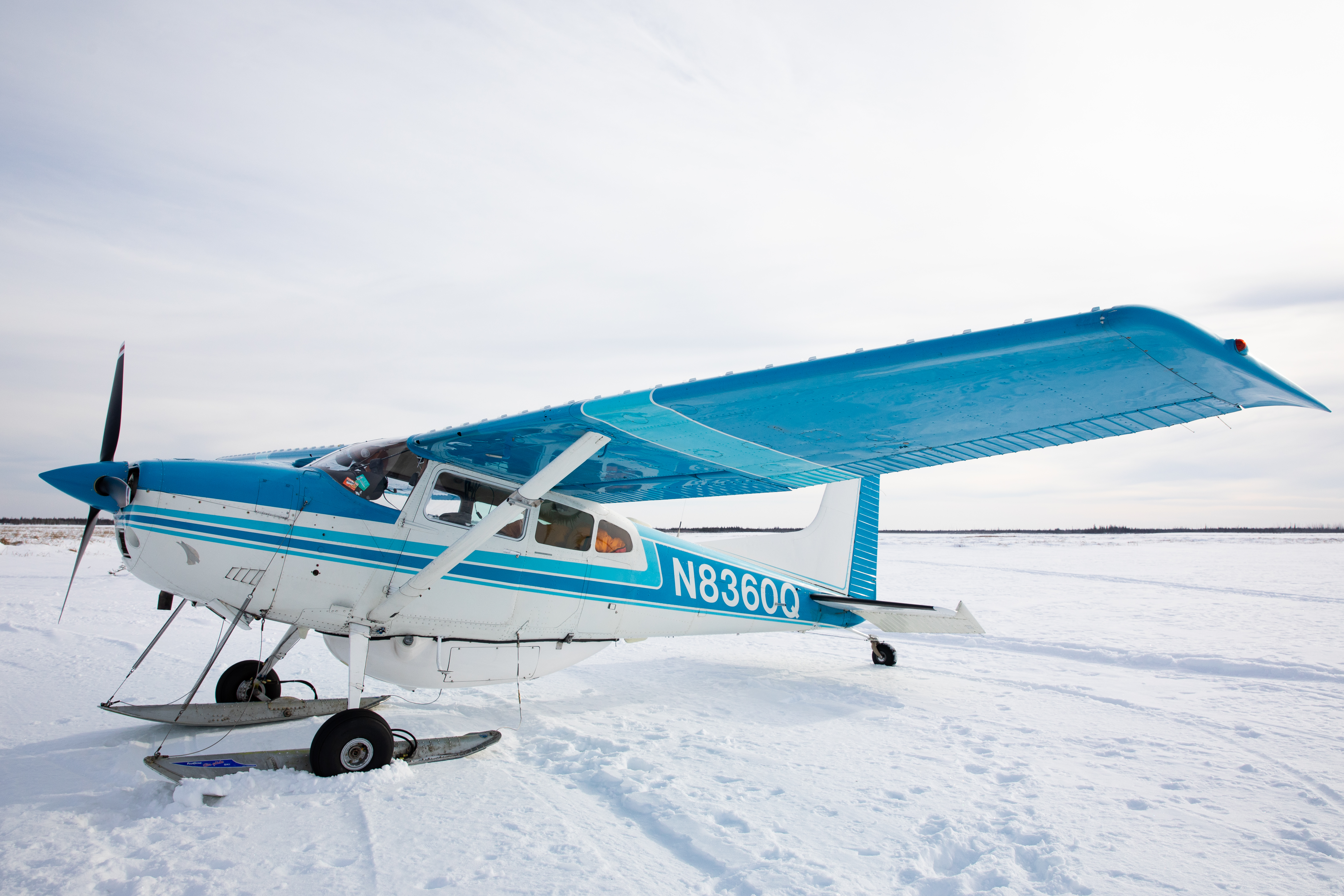 A ski plane at Yukon Flats Refuge in Alaska | FWS.gov