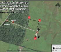 Shawangunk Grasslands Trail Map Winter 2025-2026