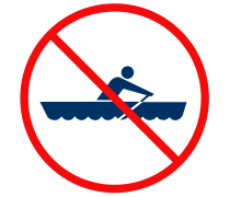 Gates closed, no boating.