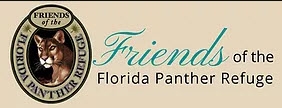 florida panther with words friends of the Florida panther refuge