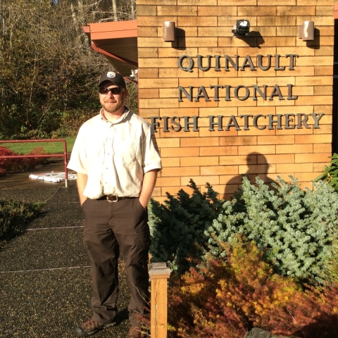 Assistant Hatchery Manager, Dan Fielding