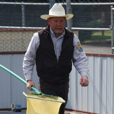 Assistant Hatchery Manager, Dan Magneson