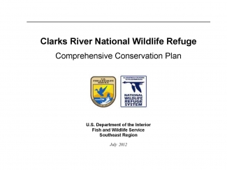 An image of the cover for the comprehensive conservation plan.