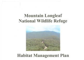 An image of the cover for the habitat management plan.