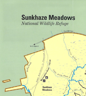 Section of the Sunkhaze Meadows Public Map