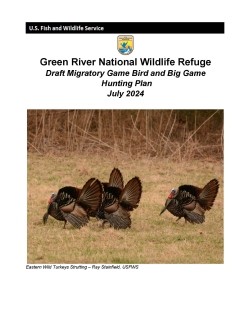 Cover of the 24-25 Green River NWR Draft Hunt Plan