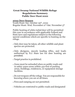 2022 Great Swamp National Wildlife Refuge Deer Hunt Regulations.pdf