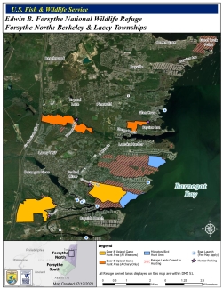 Lacey & Berkeley Townships Hunt Areas Edwin B. Forsythe National Wildlife Refuge