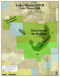 Lake Mason NWR - Lake Mason Unit Map