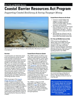 Coastal Barrier Resources Act Program Fact Sheet