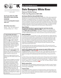 Dale Bumpers White River NWR Public Use Regulations Brochure