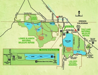 Tule Lake Trails Map