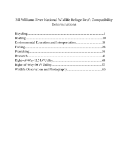 Draft Compatibility Determinations at Bill Williams River National Wildlife Refuge 07/2023