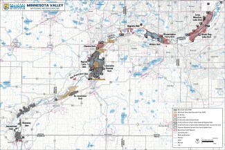 Georeferenced Hunting Map for Minnesota Valley National Wildlife Refuge