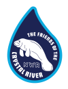 The Friends of the Crystal River National Wildlife Refuge water droplet blue Logo