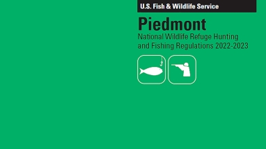 Piedmont National Wildlife Refuge Hunt Fish Brochure Cover Image