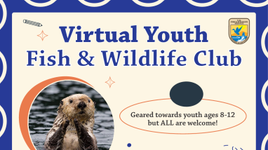 Winter/Spring 2025 - Virtual Youth Fish & Wildlife Club Flyer