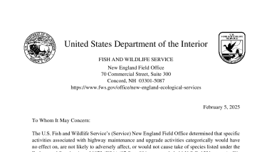 NEFO Highway Maintenance Streamlined Consultation Letter