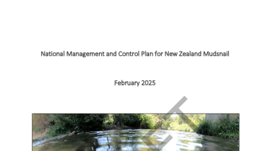 Draft Revised National Management and Control Plan for New Zealand Mudsnail