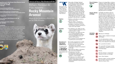 Refugio Nacional de Vida Silvestre Rocky Mountain Arsenal Mapa de los Senderos y Recorrido por la Vida Silvestre