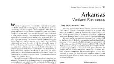 Wetland Resources: Arkansas