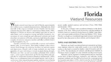 Wetland Resources: Florida