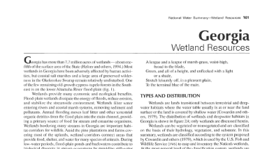 Wetland Resources: Georgia