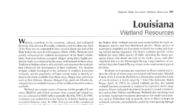Wetland Resources: Louisiana