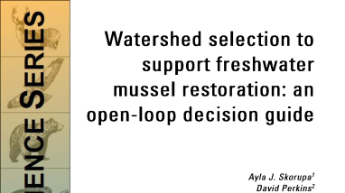 Watershed selection to support freshwater mussel restoration: an open-loop decision guide