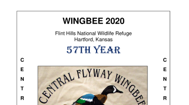 Central Flyway Wingbee Report 2020