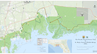 Florida Trail Map - St. Marks NWR
