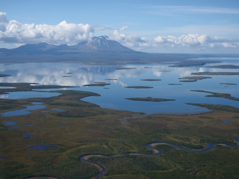 Island Arm Becharof Lake within Becharof National Wildlife Refuge