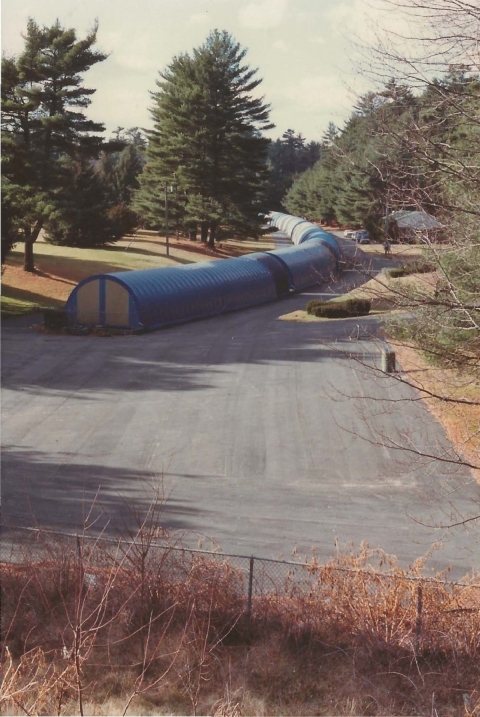 Blue raceway covers at Nashua NFH