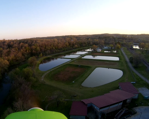 Mammoth Spring NFH Aerial View