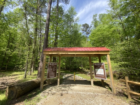 Trail entrance