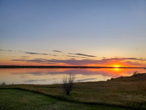 Sunset on Long Lake