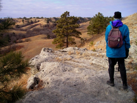 Hiker - Fort Niobrara Wilderness