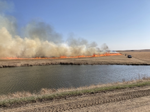 Prescribed Fire Audubon NWR