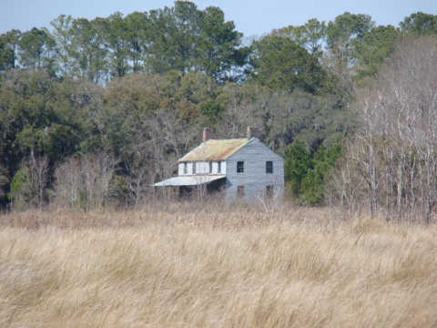 Overseer house on Jehossee Island, E.F.H. ACE Basin NWR