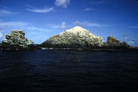 Gardener Pinnacles from boat