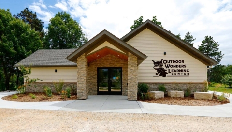 Outdoors Wonder Learning Center building at Trempealeau National Wildlife Refuge