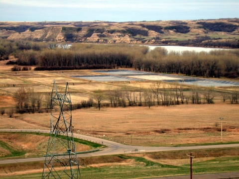 Garrison Dam ponds