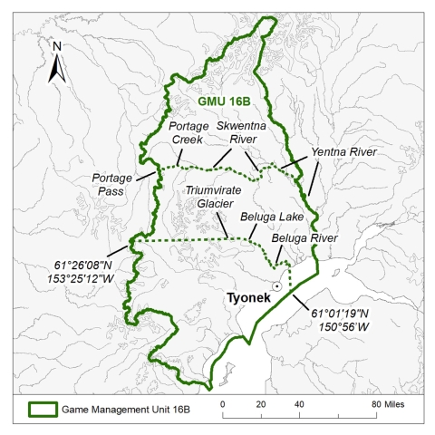 Map of Cook Inlet Region